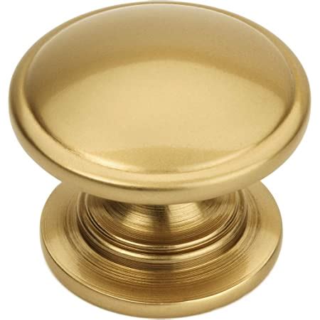 Greatest Product 25 Pack - Cosmas 4702GC Gold Champagne Cabinet Hardware Round Knob - 1-1/4" Diameter - Wide Base