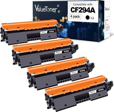 4Benefit Compatible Toner Cartridge Replacement for 94A CF294A to use for Laserjet Pro M118dw Laserjet Pro MFP M148dw Laserjet Pro MFP M148fdw Printer (Black, 3-Pack)