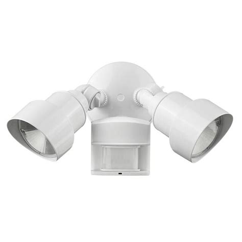 Acclaim LFL2WHM Motion Activated LED FloodLights Collection 2-Light Outdoor Light Fixture, Gloss White