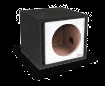 Bbox ZV12S-SILVER 12" Single Vented Kandy Silver Subwoofer Enclosure Speaker Box