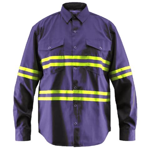 Cheapest 🛒 Just In Trend High Visibility Hi Vis Reflective Safety Work Shirts (4X-Large, Navy Blue)