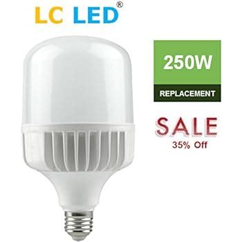 Super Big Clearance! LC LED High Output 35W 4500lm (250W-350W) Commercial & Residential Bulb, Daylight White (6000K), 330 Degree, Non-Dimmable