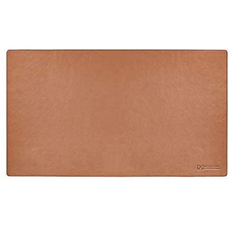 New Product Modeska 24" x 14" Leather Desk Pad - SKIDSTOP Ultra Smooth Executive Blotter and Protective Mat Large Mouse Pad for Office, School, Home, Remote Business – Black