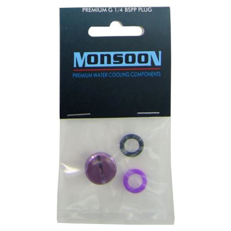 Get Special Price Monsoon G1/4" to 3/8" ID, 5/8" OD Free Center Compression Fitting for Soft Tubing, Red, 6-Pack