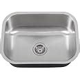 Top Rated Phoenix PH-185 23" Single-Bowl 18-Gauge Stainless Steel Kitchen / Laundry Sink