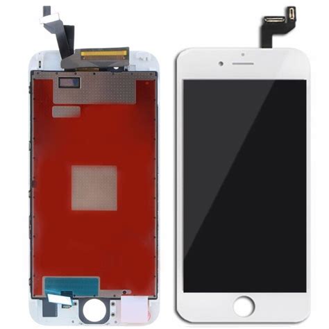 Top Brands Premium Screen Replacement For iPhone 6S 4.7' - LCD Complete Repair Kit Display 3D Touch Digitizer Assembly With Earpiece, Front Camera, Proximity Sensor, Tempered Glass, Tools, Instruction (Black)