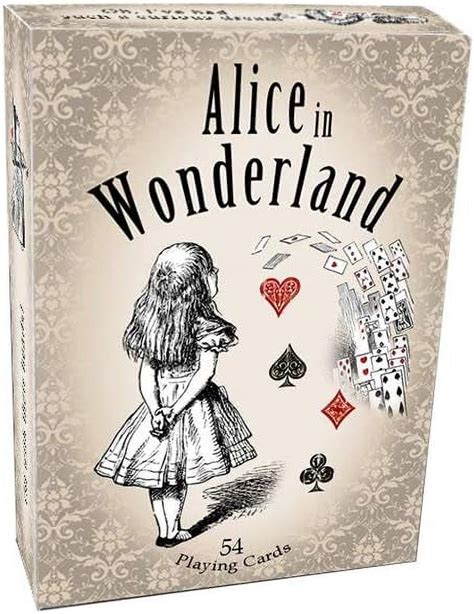 Rodaruus Alice in Wonderland Playing Cards, Full 54 Poker-Size Card Deck (Galaxy)