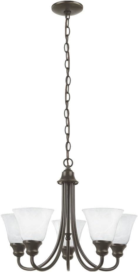 Sea Gull Lighting 35940-782 Windgate Chandelier Hanging Modern Fixture, Five - Light, Heirloom Bronze