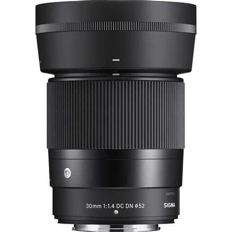 Tech Deals 🔥 Sigma 30mm f/1.4 DC DN Contemporary Lens Canon EOS EF-M Mount Bundle with 64GB Memory Card, 3 Piece Filter Kit, Wrist Strap, Card Reader, Memory Card Case, Tabletop Tripod