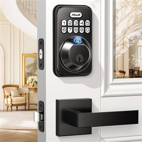 Smart Door Lock,Electronic Door Lock Universal Password & Key Entry Touchscreen Smart Deadbolt Lock,Anti-peep Code, USB Emergency Charging,for Home Family Apartment Office