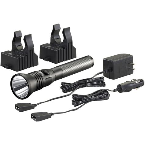 Streamlight 75812 Stinger DS C4 LED Flashlight with DC Steady Charger, Black - 425 Lumens